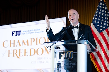 El presidente de la FIFA, Gianni Infantino