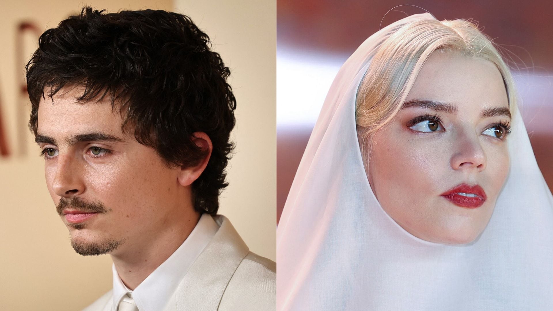 Timothée Chalamet calificó a Anya Taylor-Joy de “aterradora e increíble” en Dune: Tercera parte durante un evento global de fans de IMAX en Los Ángeles - (Reuters)