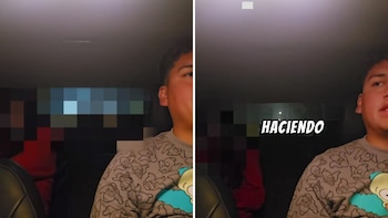 Pasajera obliga a chofer de