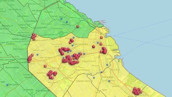 El mapa de cortes de