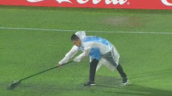 Lluvia torrencial obligó trabajos para