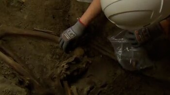 Se han encontrado personas enterradas