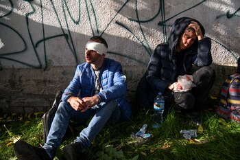 Al menos cinco muertos y más de 12 heridos en Kiev REUTERS/Vladyslav Musiienko