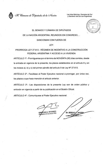 El proyecto de Massa y