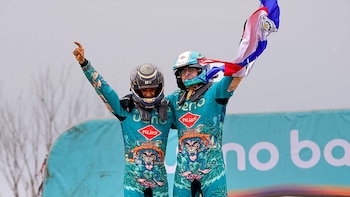 Diego Domínguez Bejarano, sobrino del titular de la Conmebol, se convirtió el primer paraguayo en ganar de local en el Mundial de rally