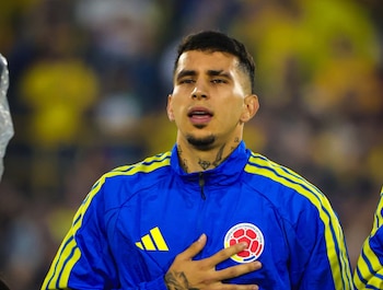 Gustavo Puerta debutó en el fútbol profesional en Bogotá FC, de ahí saltó al fútbol europeo de la mano el Bayer Leverkusen y ahora juega en Racing de Santander en España - crédito @gustavo_puerta_10/Instagram