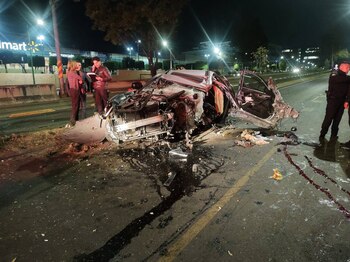 Accidente, Av. del Imán, Coyoacán
