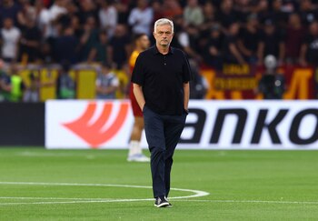 Mourinho tras acabar la final