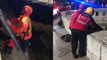 Un hombre estaba celebrando el título de Belgrano de Córdoba, cayó al vacío y tuvo que ser rescatado: está grave