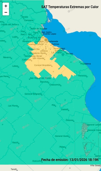 La alerta amarilla por temperaturas