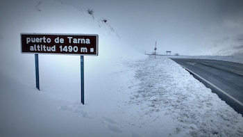 Puerto de Tarna, en León.