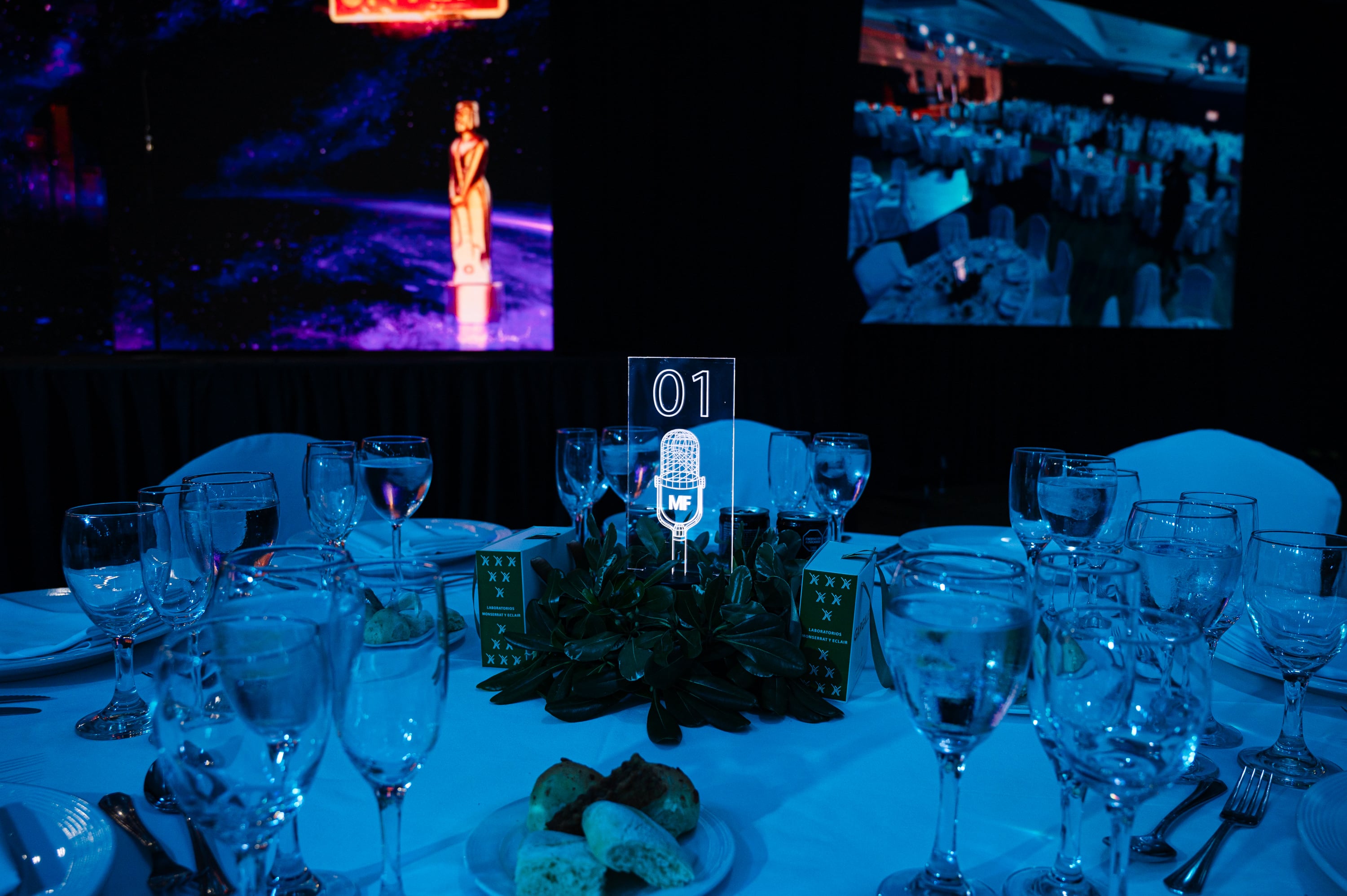 La mesa de 01 en la gala de los Martín Fierro de Radio 2026