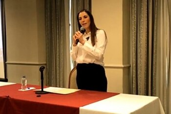 La diputada aclaró los señalamientos