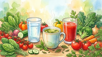 Hidratación inteligente: cómo elegir bebidas naturales para un mejor control de la glucosa