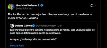 Mauricio Cárdenas respondió a los