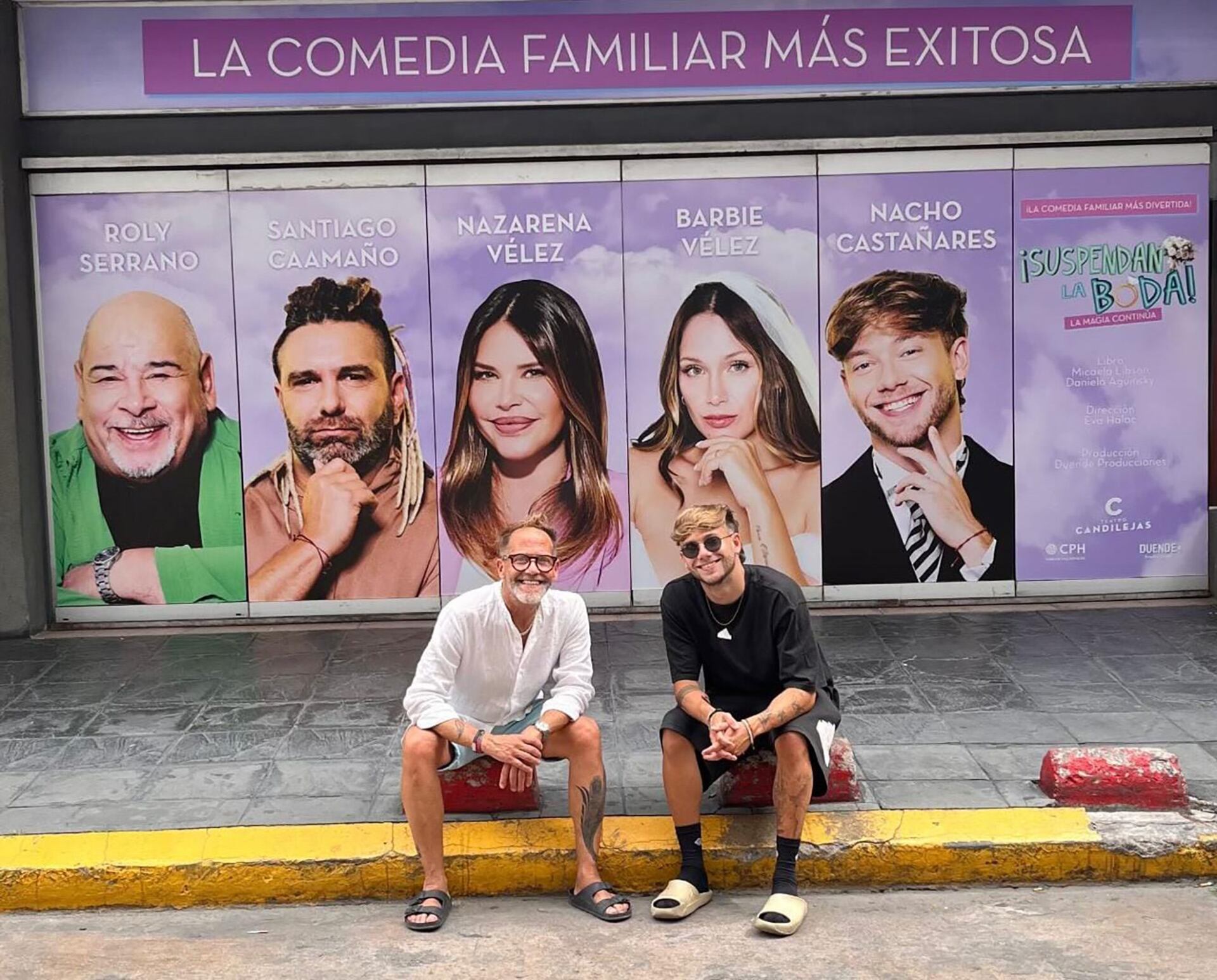 El fin de semana pasado, Nacho tuvo la oportunidad de actuar frente a su padre, Rodolfo