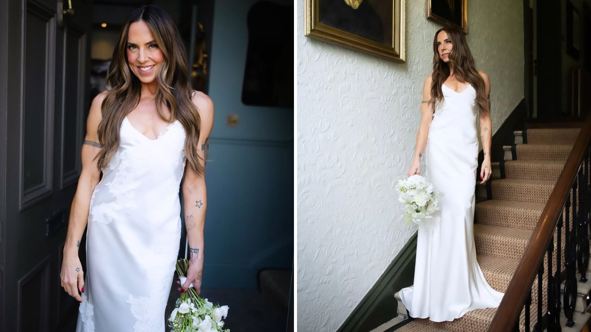 El look nupcial de Mel C a los 52 años: vestido diseñado por Victoria Beckham y nostalgia Spice Girls