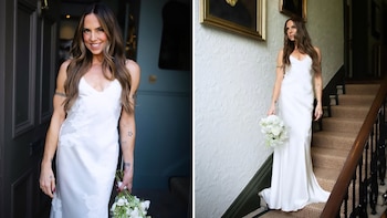 El look nupcial de Mel C a los 52 años: vestido diseñado por Victoria Beckham y nostalgia Spice Girls