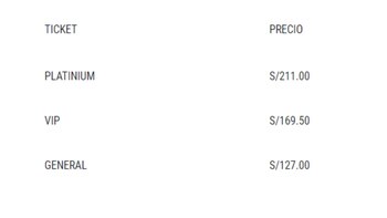 Entradas para ver el show
