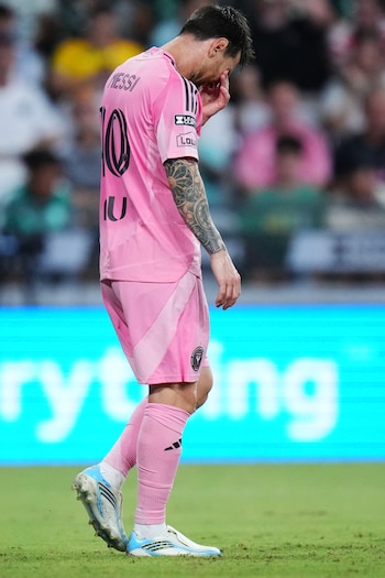 Messi en su regreso al Inter Miami