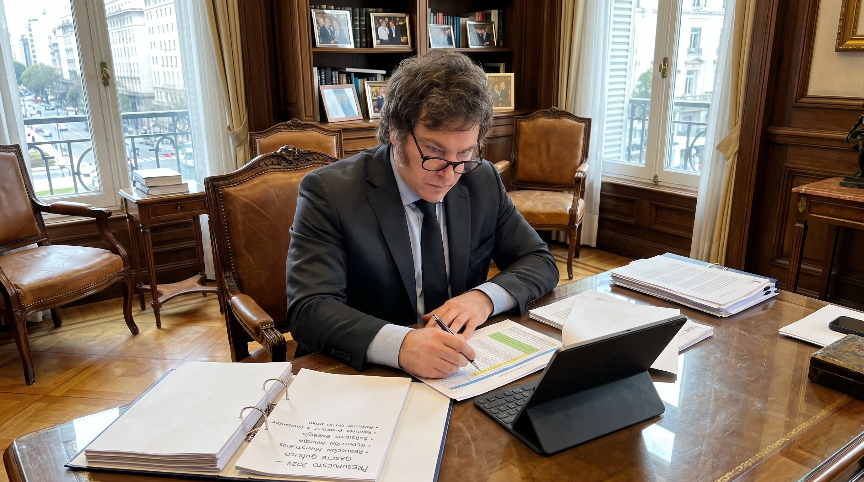 El presidente Milei ha mantenido la reducción del gasto público durante todo su mandato. (Imagen Ilustrativa Infobae)