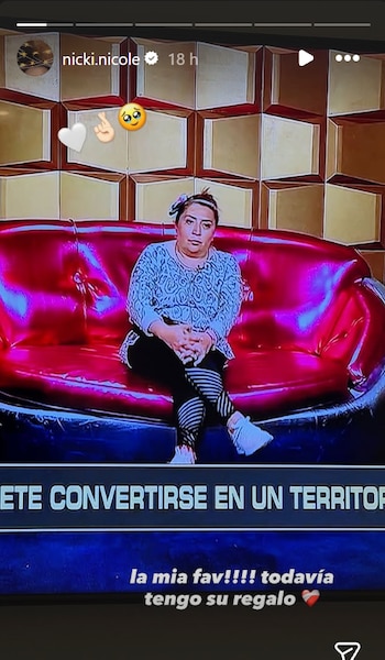 "Todavía tengo su regalo", fue