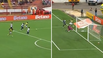 La gran jugada de Jonathan Betancourt ante Luis Advíncula y Alejandro Duarte para su golazo con FC Cajamarca ante Alianza Lima.