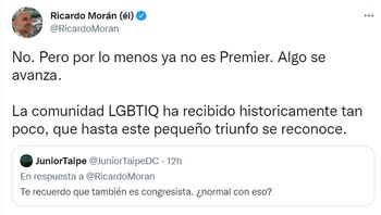 Morán sobre Bellido en el