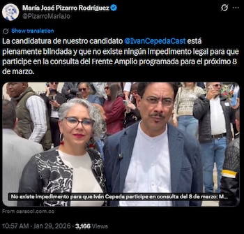 Pizarro afirmó que la campaña