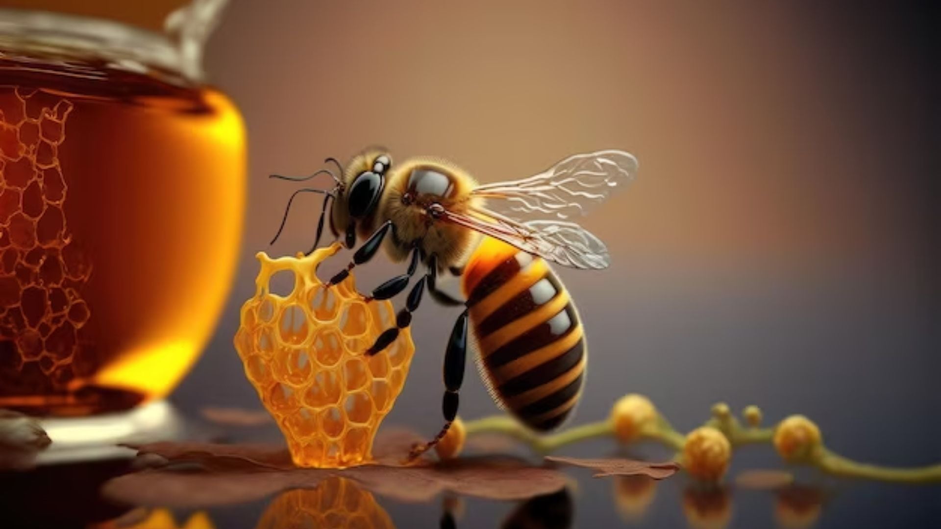 La miel de melipona, producida por la abeja sin aguijón de la Amazonía peruana, se ha convertido en una joya medicinal. Desde la cicatrización acelerada de heridas hasta el alivio de la carnosidad ocular, sus propiedades curativas son asombrosas.Foto: Freepik