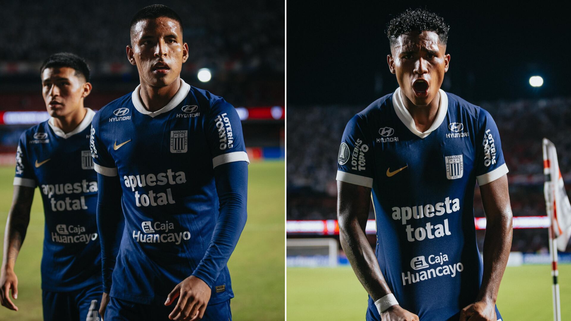 Carlos Gómez, Nicolás Amasifuén y Jhoao Velásquez,