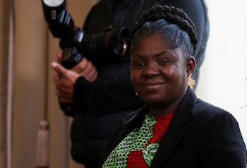 Vicepresidenta de Colombia, Francia Márquez.