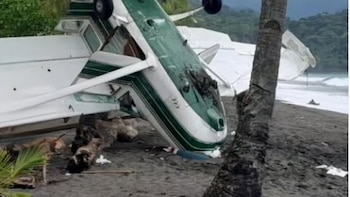 Avioneta con cuatro personas a bordo sufrió un accidente durante un vuelo hacia Darién en Panamá