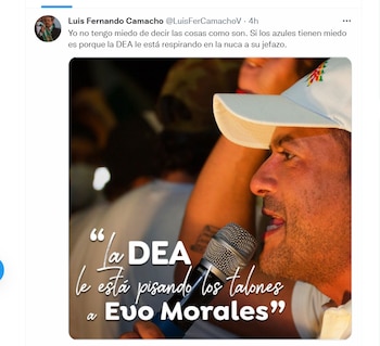 El mensaje publicado por el