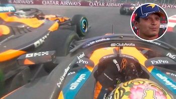 La ácida respuesta de Lando Norris a un periodista tras el escandoloso accidente entre los McLaren en la F1: “¿Quién se cree que es?"