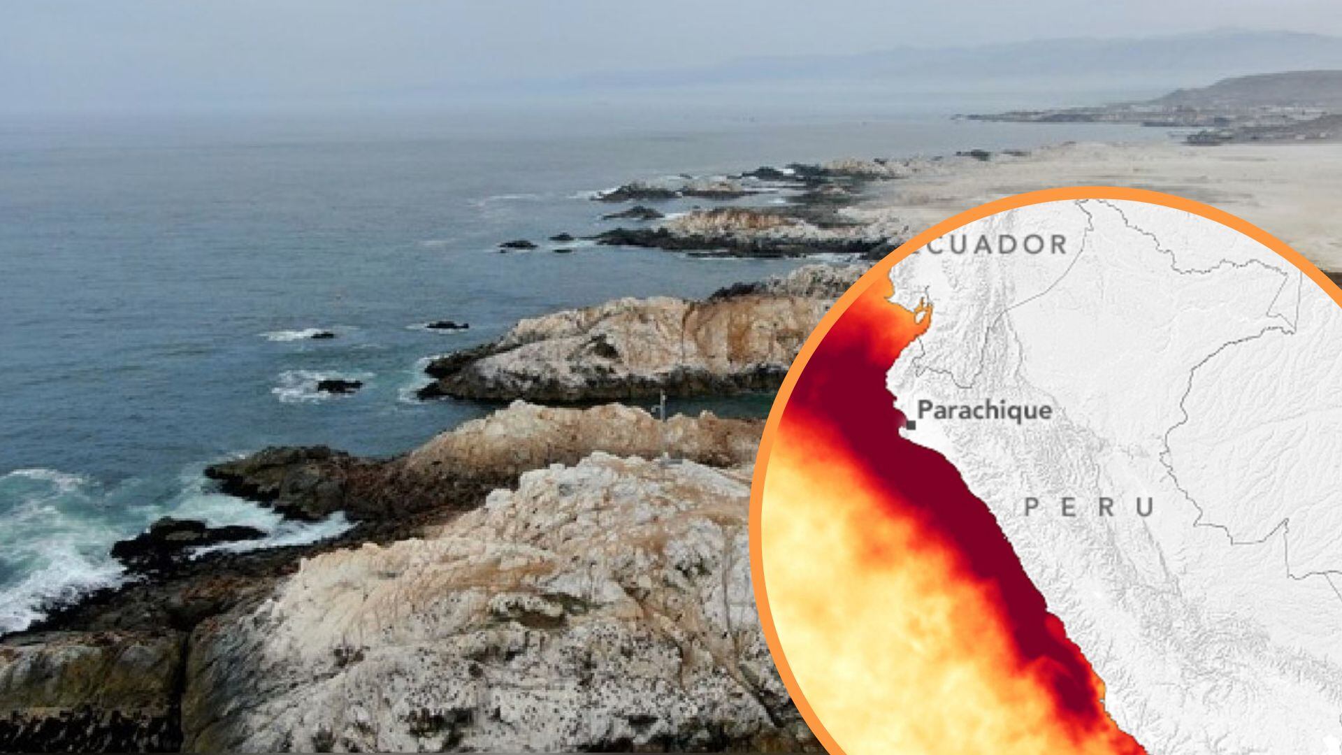 La anomalía registrada en el mar por el EFEN señala que es de un 70% mayor a lo manifestado en el Niño Costero del 2017.