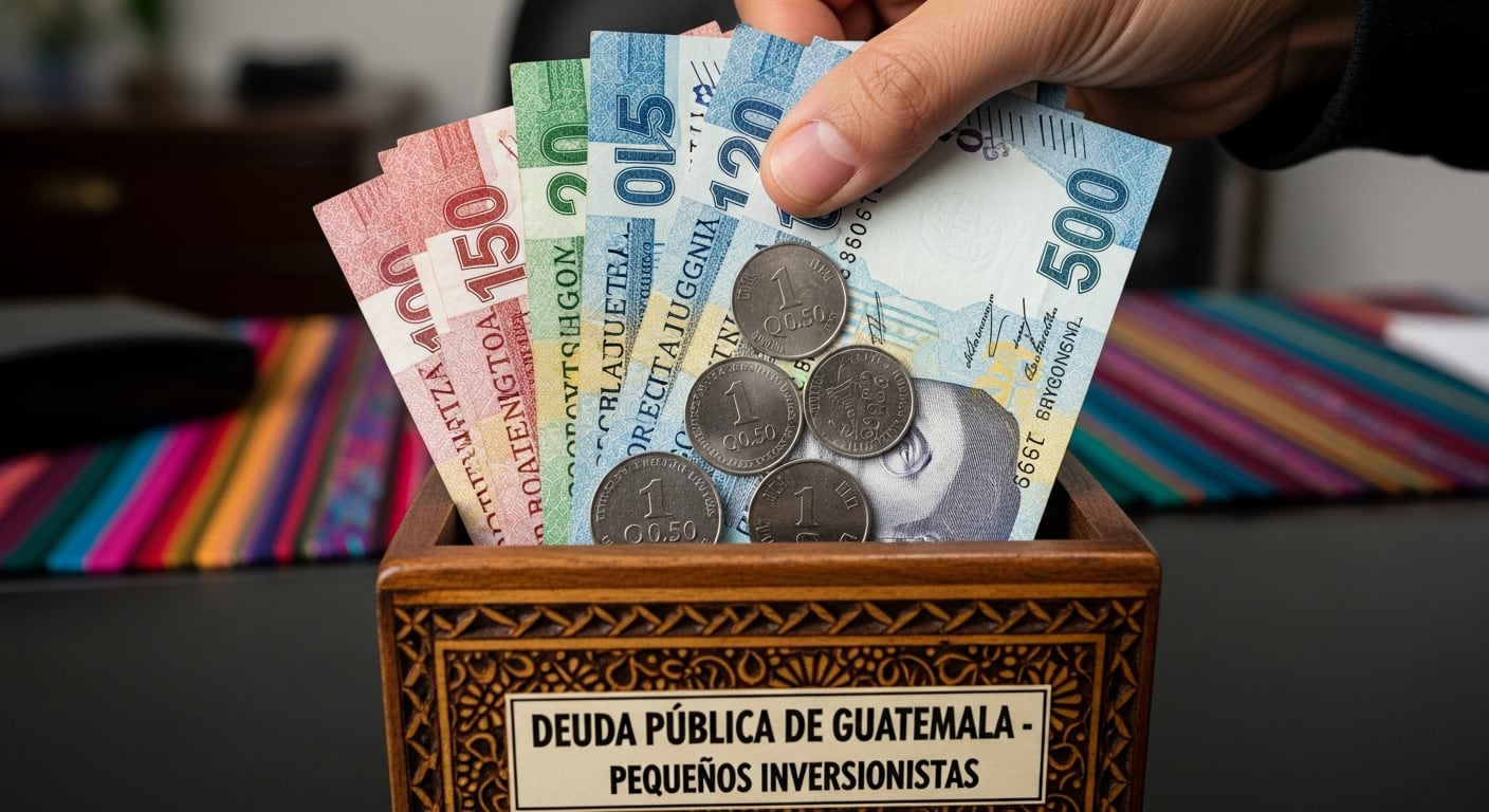 Una inversión desde Q5,000 permite comprar deuda pública en Guatemala