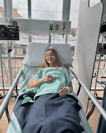 La influenciadora se mostró feliz