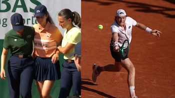 Ola extrema de calor en Roland Garros: niña recogebolas se descompensó durante partido de Ignacio Buse