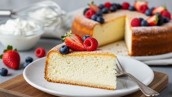Pastel de yogur griego: la receta cremosa y ligera que gana popularidad en la repostería casera