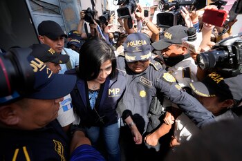 La fiscal Cinthia Monterroso ejecuta