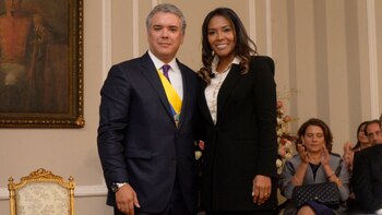 Iván Duque y Carmen Vásquez,