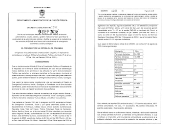 El Decreto Legislativo 1384 del 9 de septiembre de 2026 dispuso aplazar hasta el 31 de diciembre de 2026 los concursos públicos en todo el país - crédito Dapre