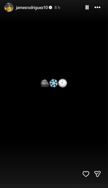 El colombiano compartió una historia,