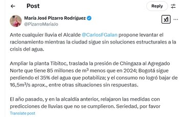 María José Pizarro criticó al