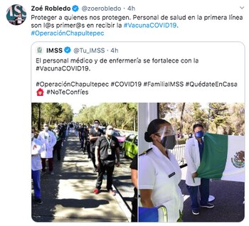 Zoé Robledo, director general del