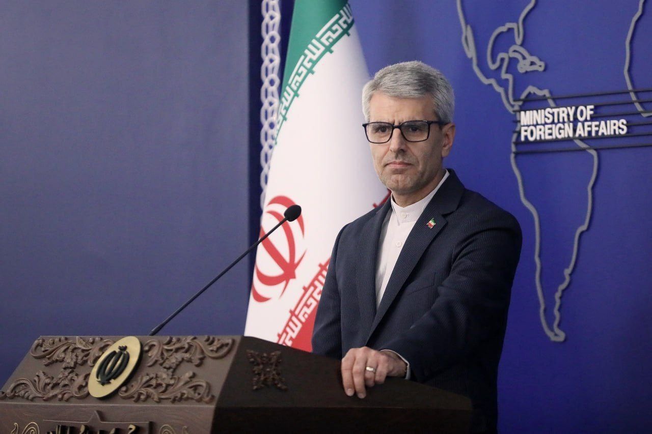 El portavoz del Ministerio de Exteriores iraní, Ismail Bagaei (EFE/Gobierno de Irán)