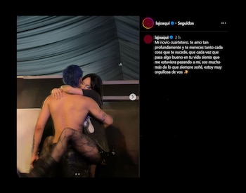 La Joaqui le dedicó un