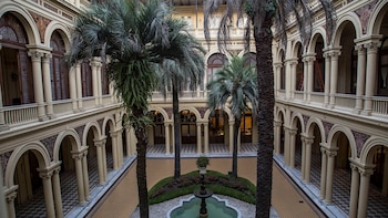 Imagenes del Patio de Palmeras de Casa Rosada (NA)