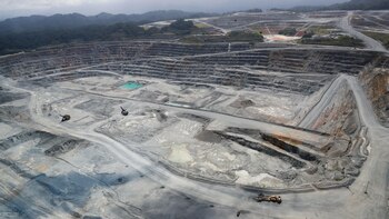 La paralizada mina en Panamá,